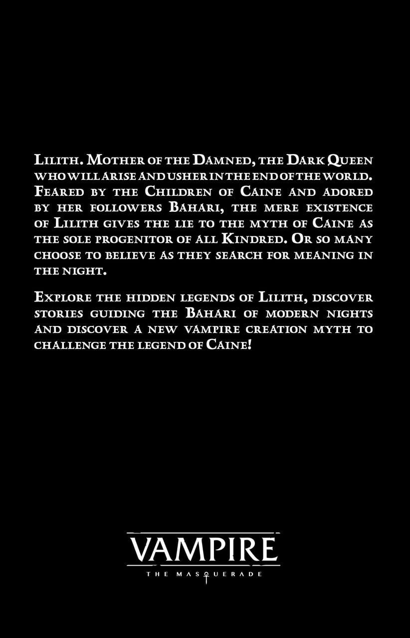 Vampire: The Masquerade 5th Edition - Revelations of the Dark Mother RPG Renegade Games Studios