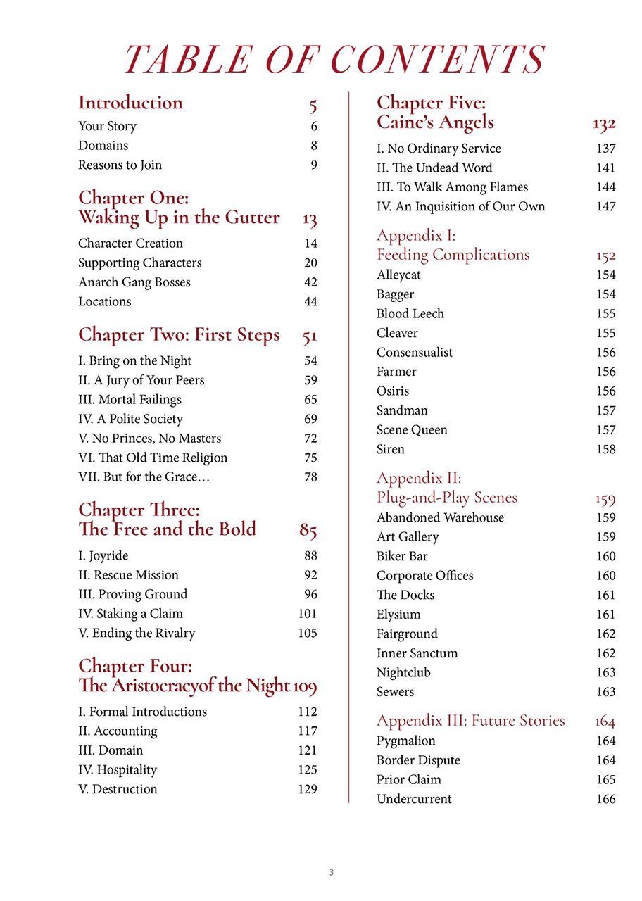 Vampire: The Masquerade 5th Edition - The Crimson Gutter RPG Renegade Games Studios
