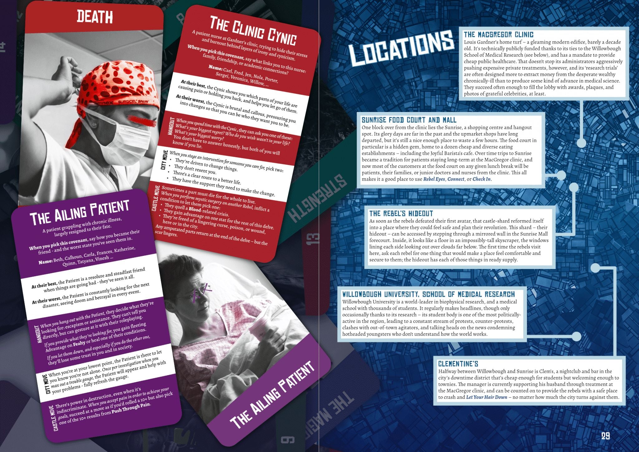 Voidheart Symphony Quickstart: Kill Or Cure RPG Rowan, Rook & Decard 