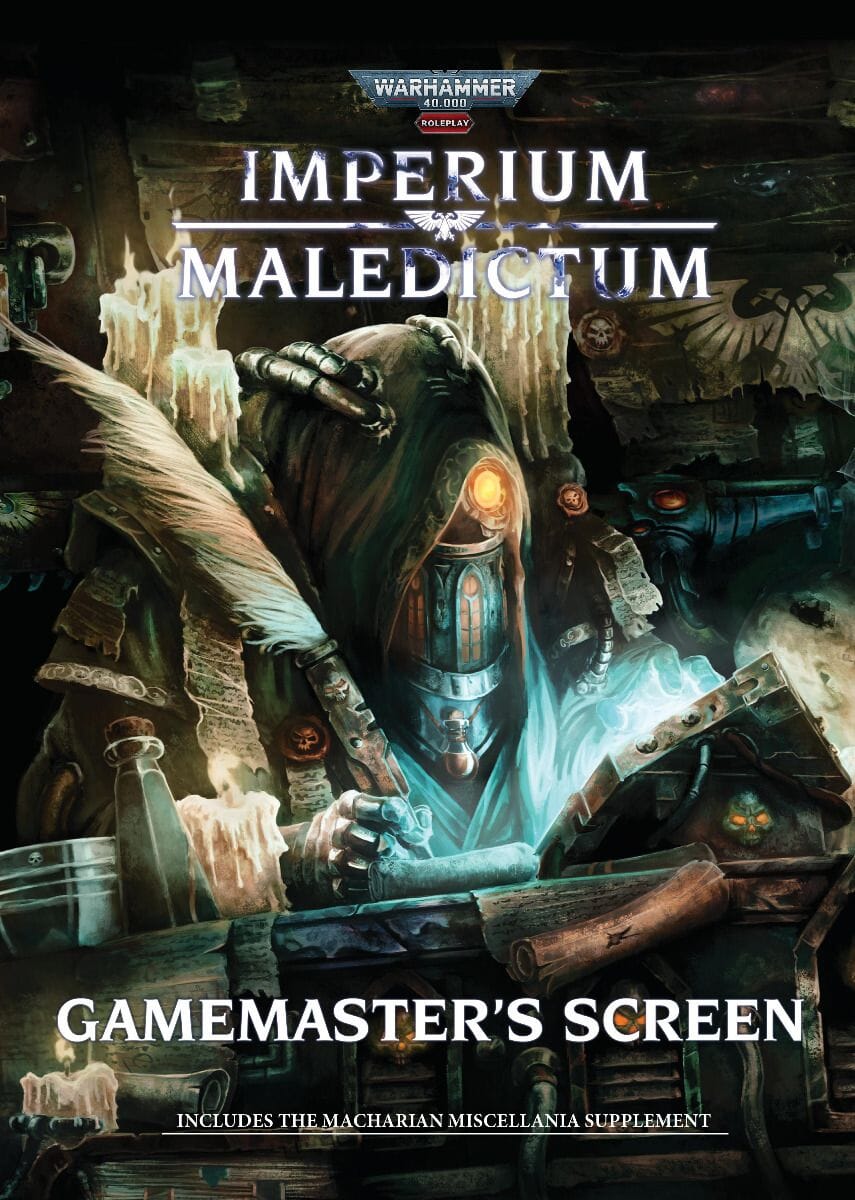 Warhammer 40,000 Roleplay: Imperium Maledictum Gamemaster's Screen RPG Cubicle Seven 