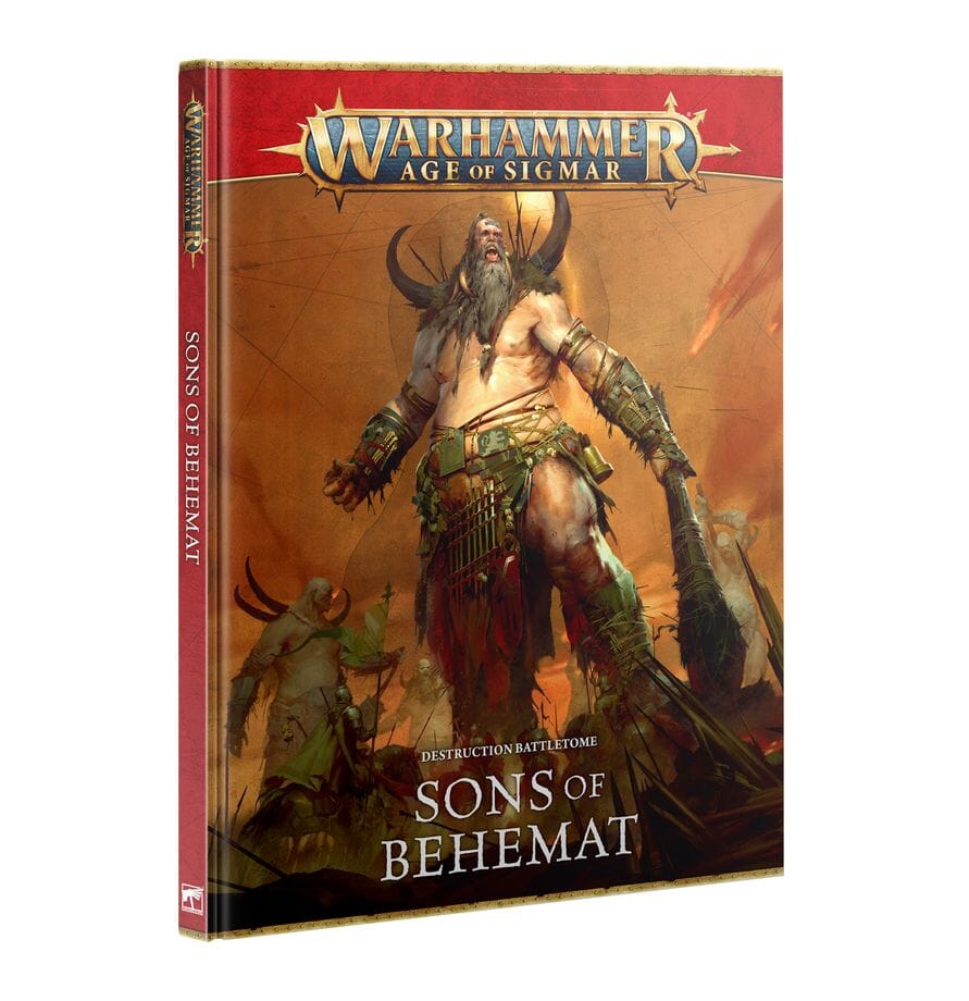 Warhammer Age of Sigmar: Destruction Battletome: Sons of Behemat Books Games Workshop 