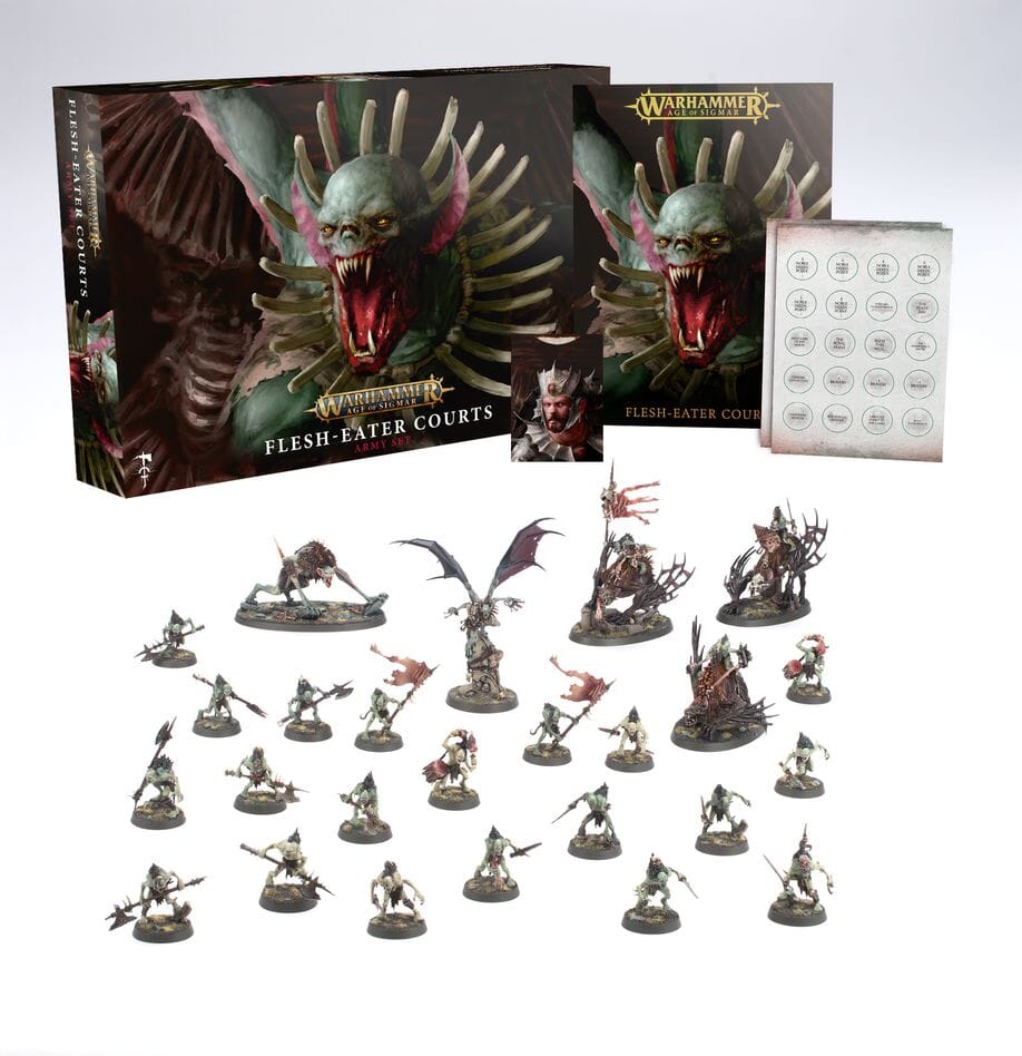 Warhammer Age of Sigmar: Flesh-Eater Courts Army Set Miniatures Games Workshop