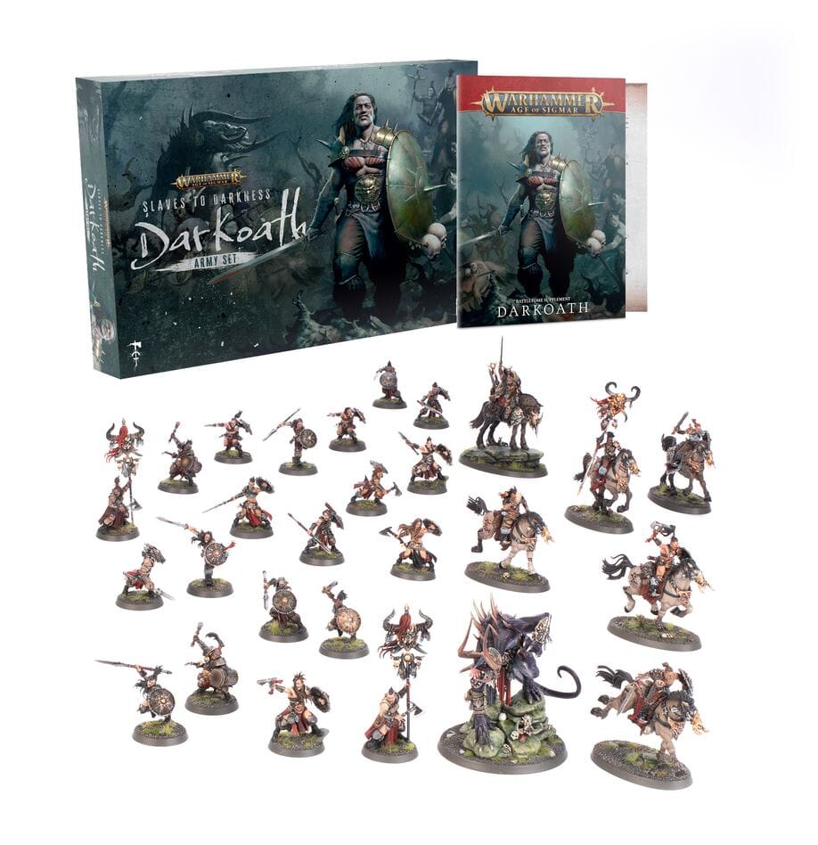 Warhammer Age of Sigmar: Slaves to Darkness: Darkoath Army Set Miniatures Games Workshop