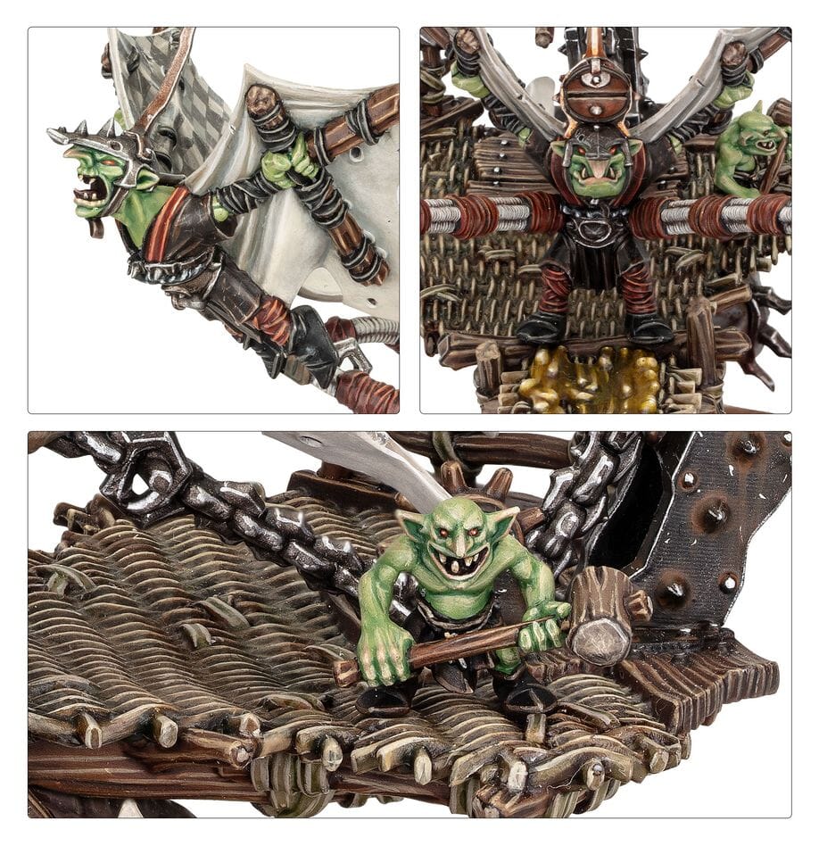 Warhammer AoS: Gloomspite Gitz: Doom Diver Catapult Miniatures Games Workshop