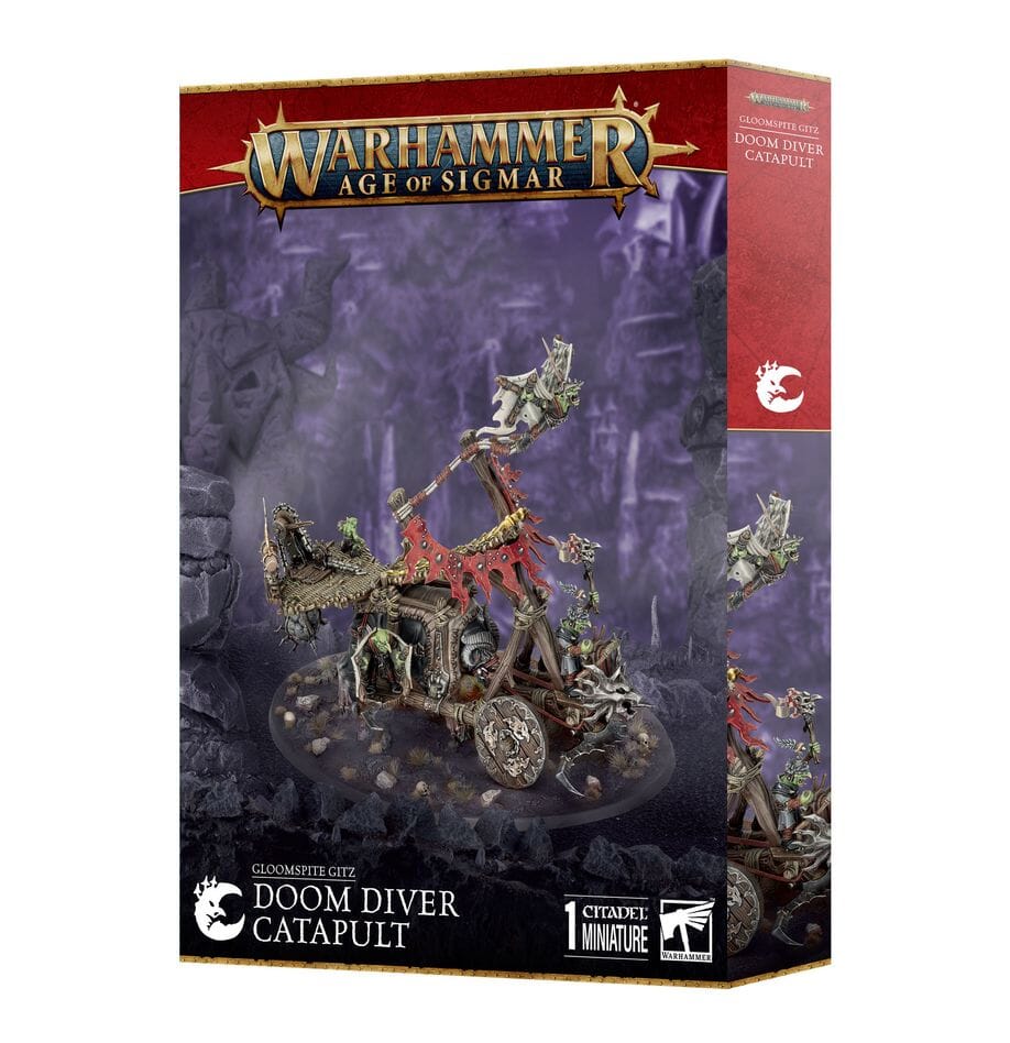 Warhammer AoS: Gloomspite Gitz: Doom Diver Catapult Miniatures Games Workshop