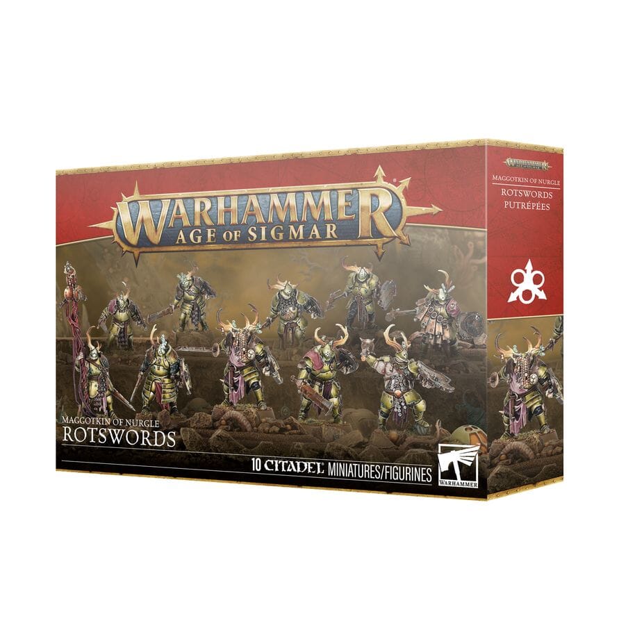 Warhammer AoS: Maggotkin of Nurgle Rotswords Miniatures Games Workshop 