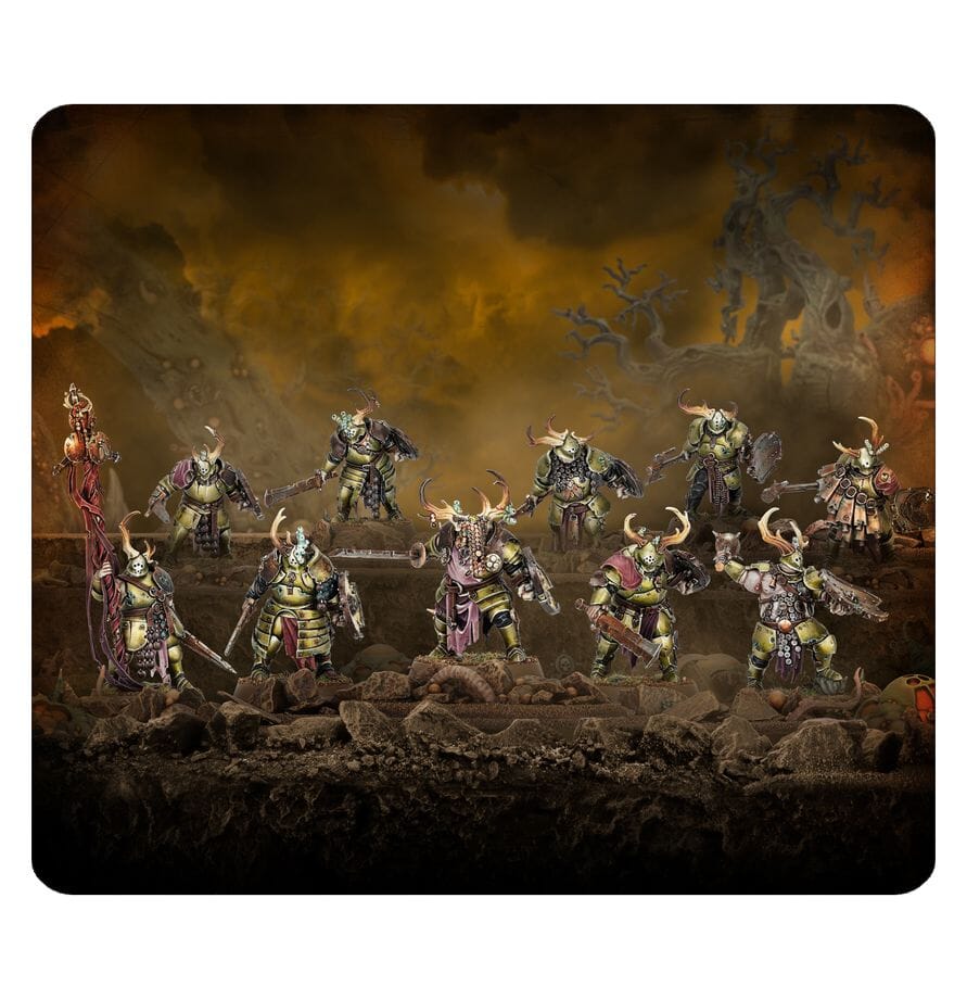 Warhammer AoS: Maggotkin of Nurgle Rotswords Miniatures Games Workshop 
