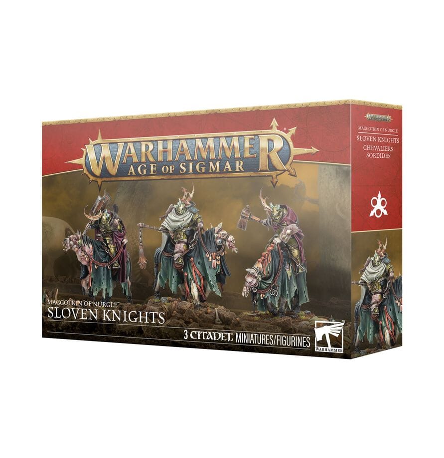 Warhammer AoS: Maggotkin of Nurgle Sloven Knights Miniatures Games Workshop 