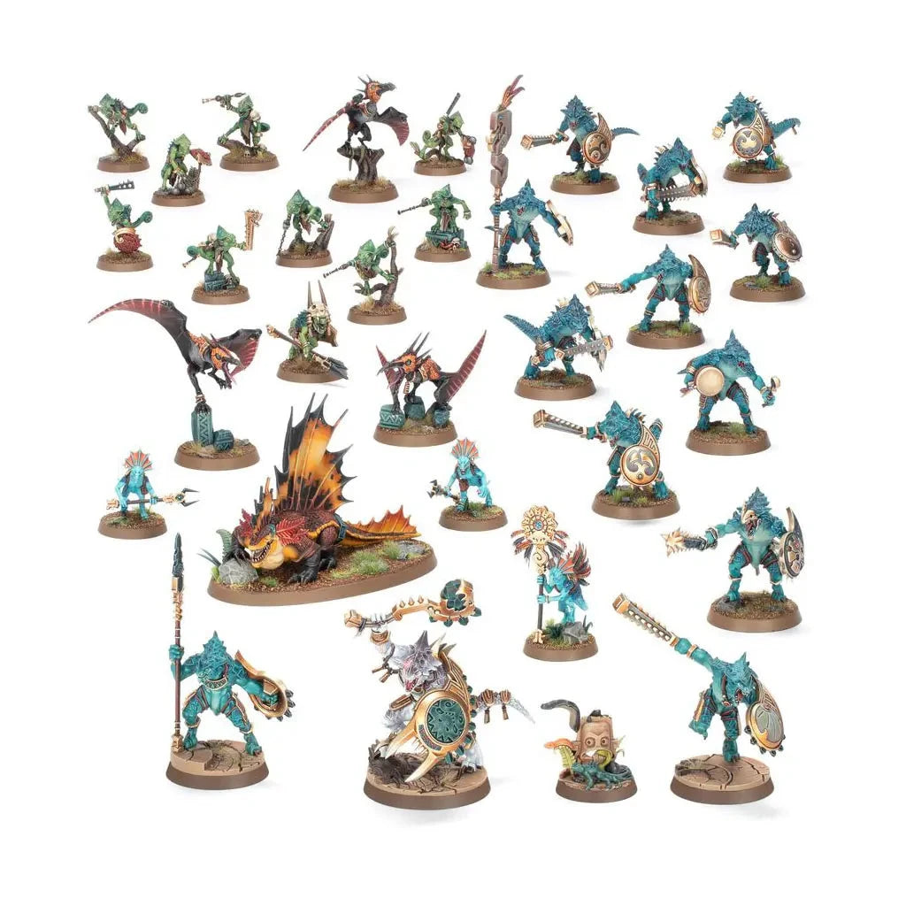 Warhammer Aos: Spearhead: Seraphon: Sunblooded Prowlers Miniatures Games Workshop