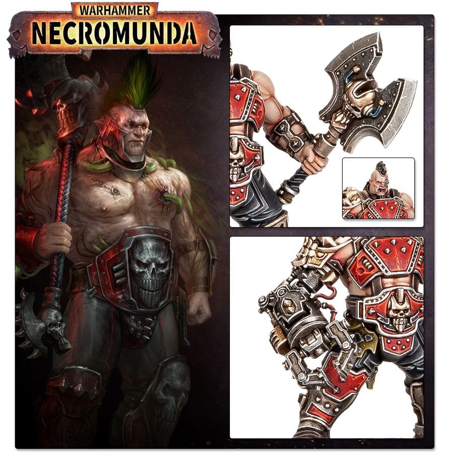 Warhammer Necromunda - Goliath Forge Bosses & Sumpkrocs Miniatures Games Workshop 