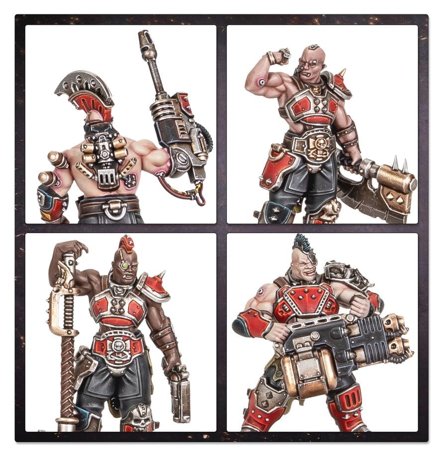 Warhammer Necromunda - Goliath Forge Bosses & Sumpkrocs Miniatures Games Workshop 
