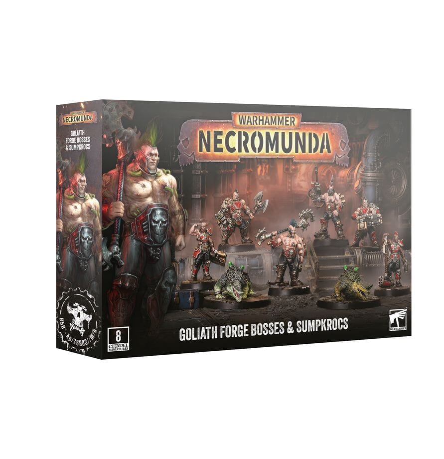 Warhammer Necromunda - Goliath Forge Bosses & Sumpkrocs Miniatures Games Workshop 