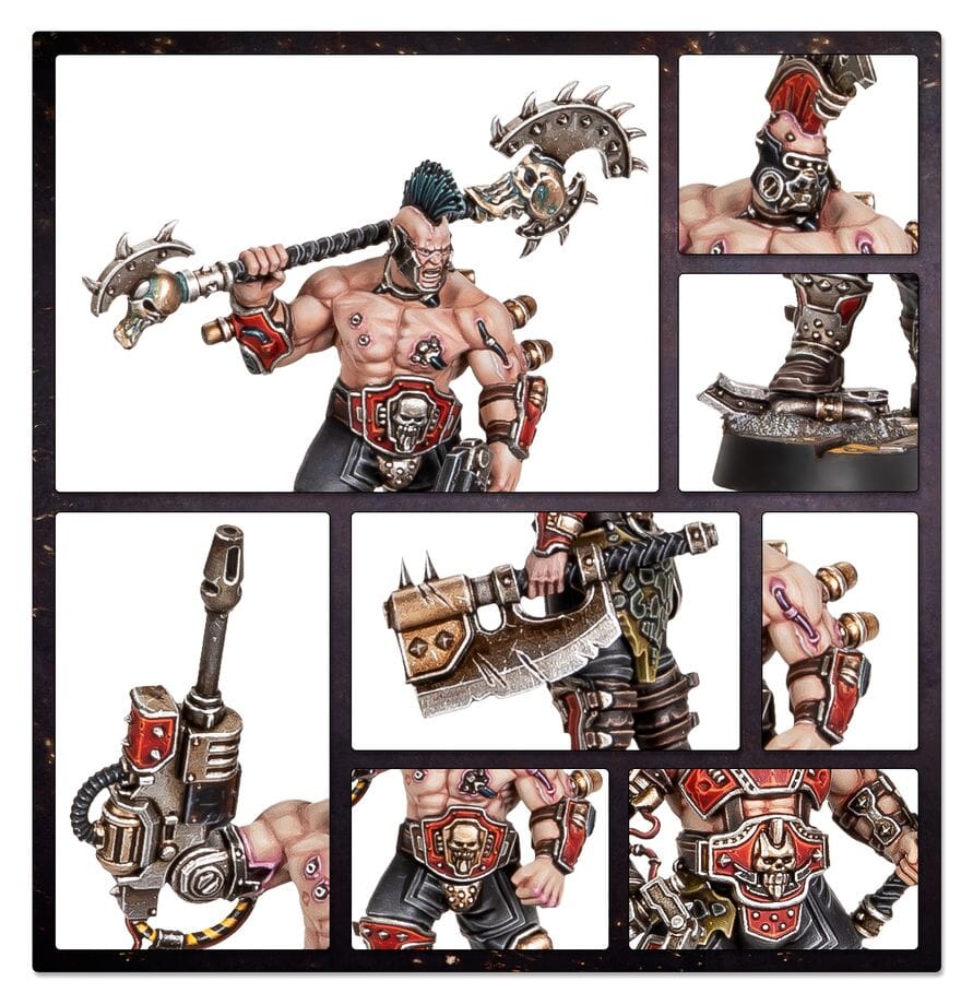 Warhammer Necromunda - Goliath Forge Bosses & Sumpkrocs Miniatures Games Workshop 