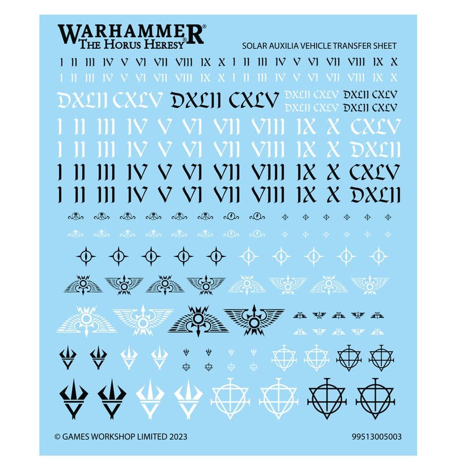 Warhammer The Horus Heresy - Solar Auxilia: Basilisk / Medusa Miniatures Games Workshop
