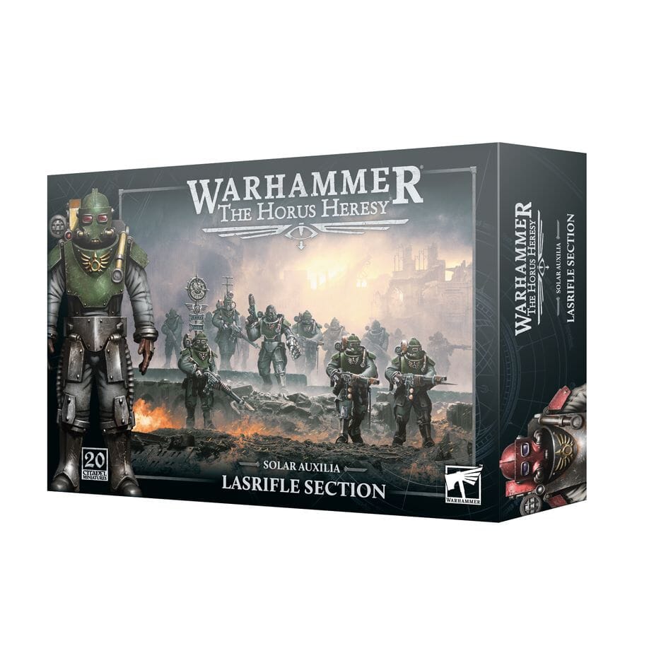 Warhammer the Horus Heresy: Solar Auxilia Lasrifle Section Miniatures Games Workshop