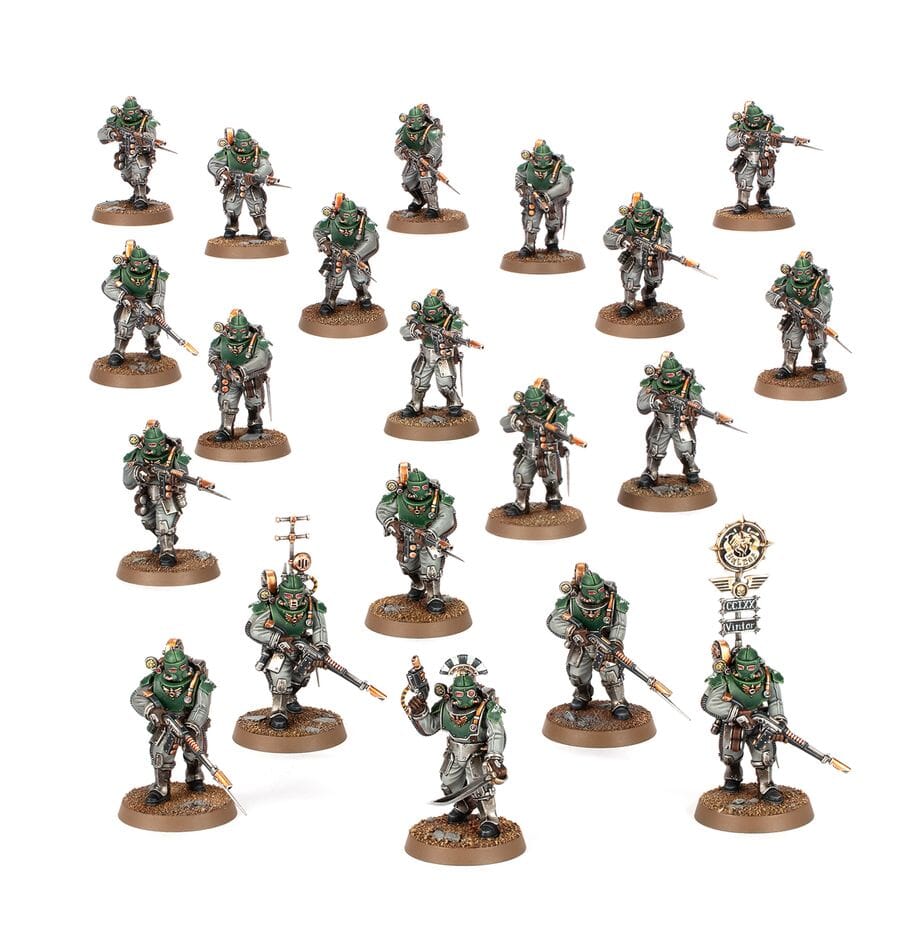 Warhammer the Horus Heresy: Solar Auxilia Lasrifle Section Miniatures Games Workshop