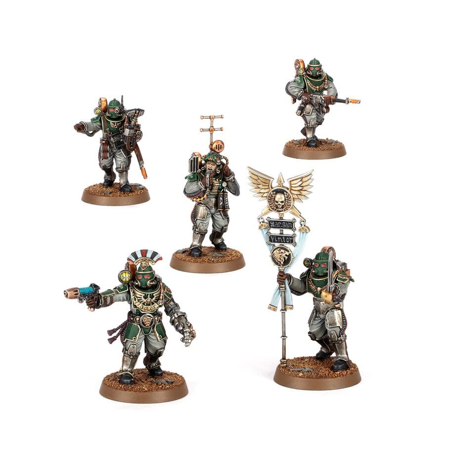Warhammer the Horus Heresy: Solar Auxilia Tactical Command Section Miniatures Games Workshop