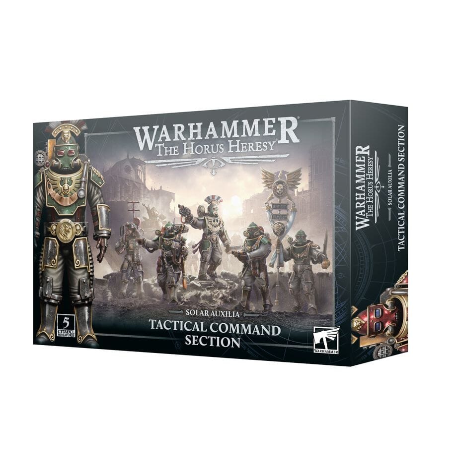 Warhammer the Horus Heresy: Solar Auxilia Tactical Command Section Miniatures Games Workshop