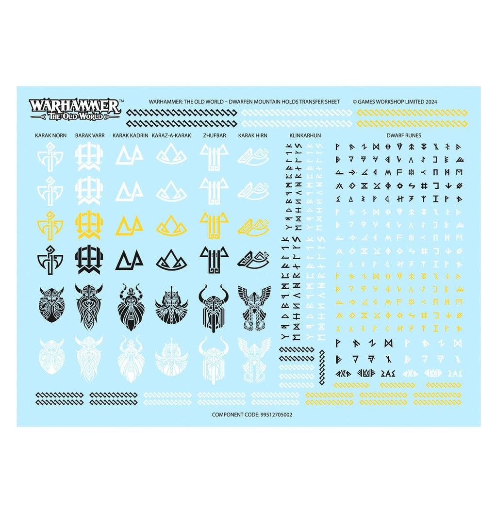 Warhammer the Old World: Dwarfen Mountain Holds Battalion Miniatures Games Workshop