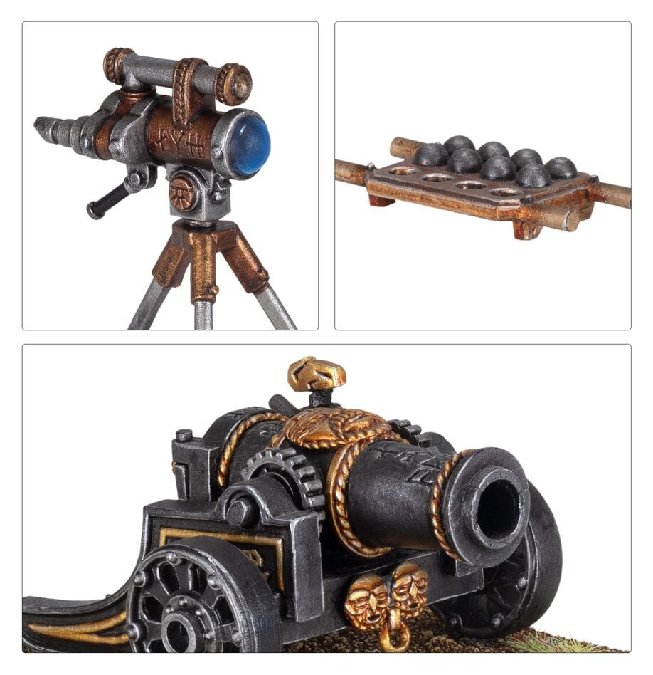 Warhammer the Old World: Dwarfen Mountain Holds - Dwarf Cannon & Organ Gun Miniatures Games Workshop