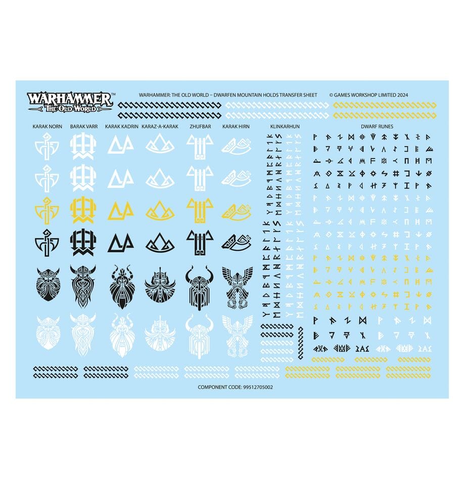 Warhammer the Old World: Dwarfen Mountain Holds - Dwarf Ironbreakers Miniatures Games Workshop