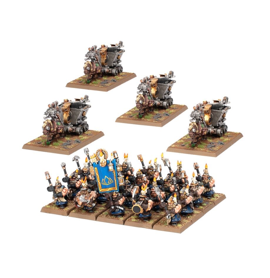 Warhammer the Old World: Dwarfen Mountain Holds - Dwarf Miners Miniatures Games Workshop