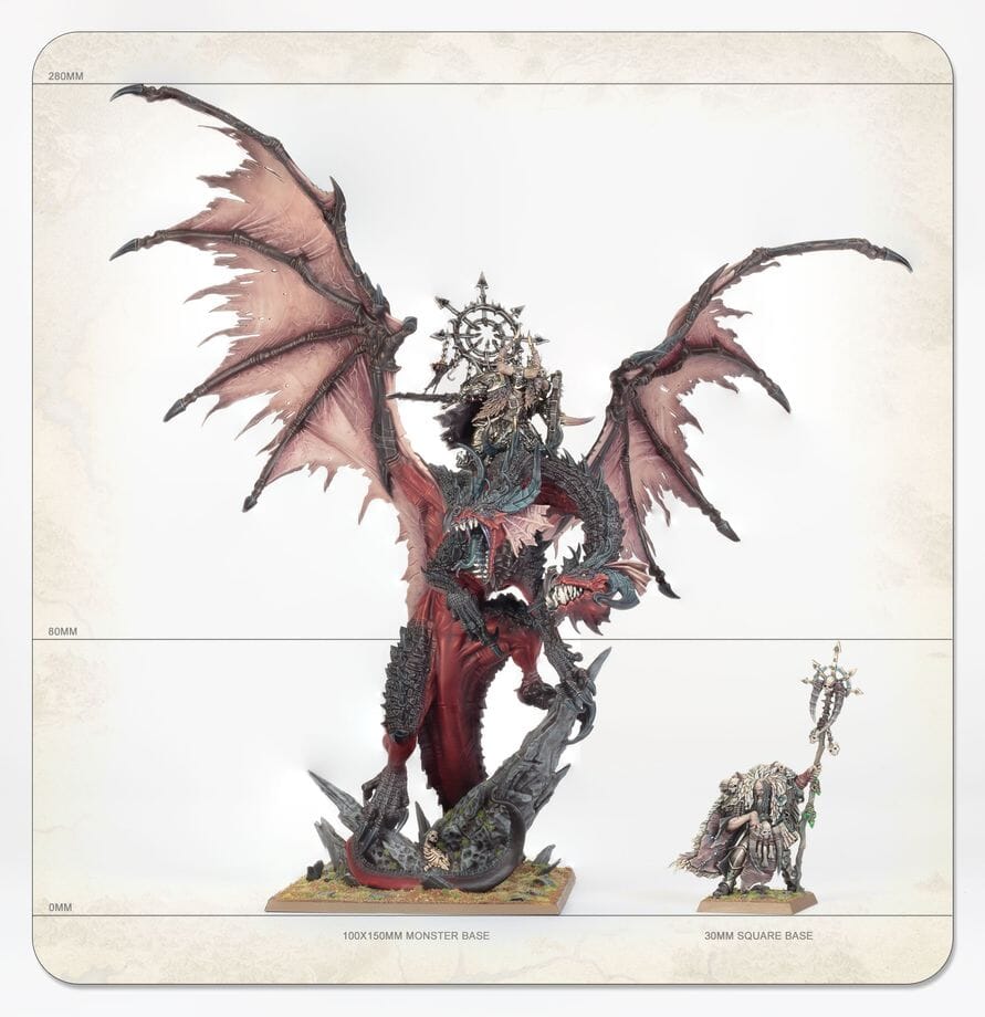 Warhammer the Old World: Lord on Chaos Dragon Miniatures Games Workshop 