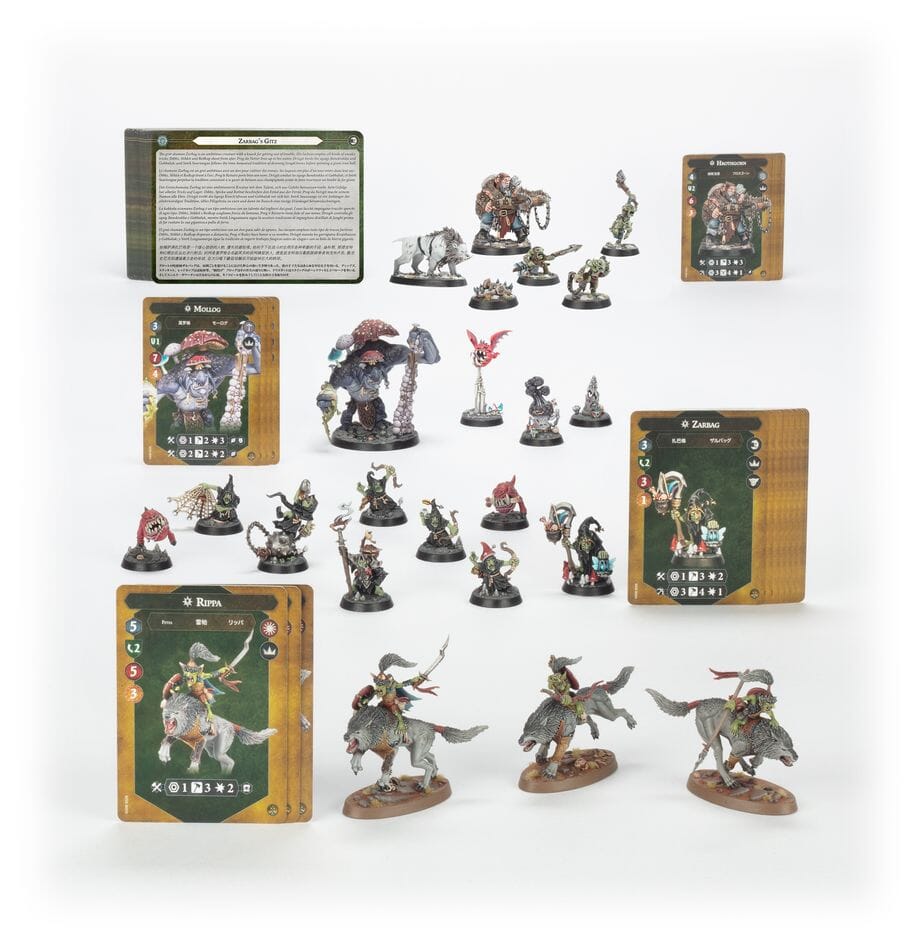 Warhammer Underworlds: Destruction Warbands: Gitz and Goliaths Miniatures Games Workshop 