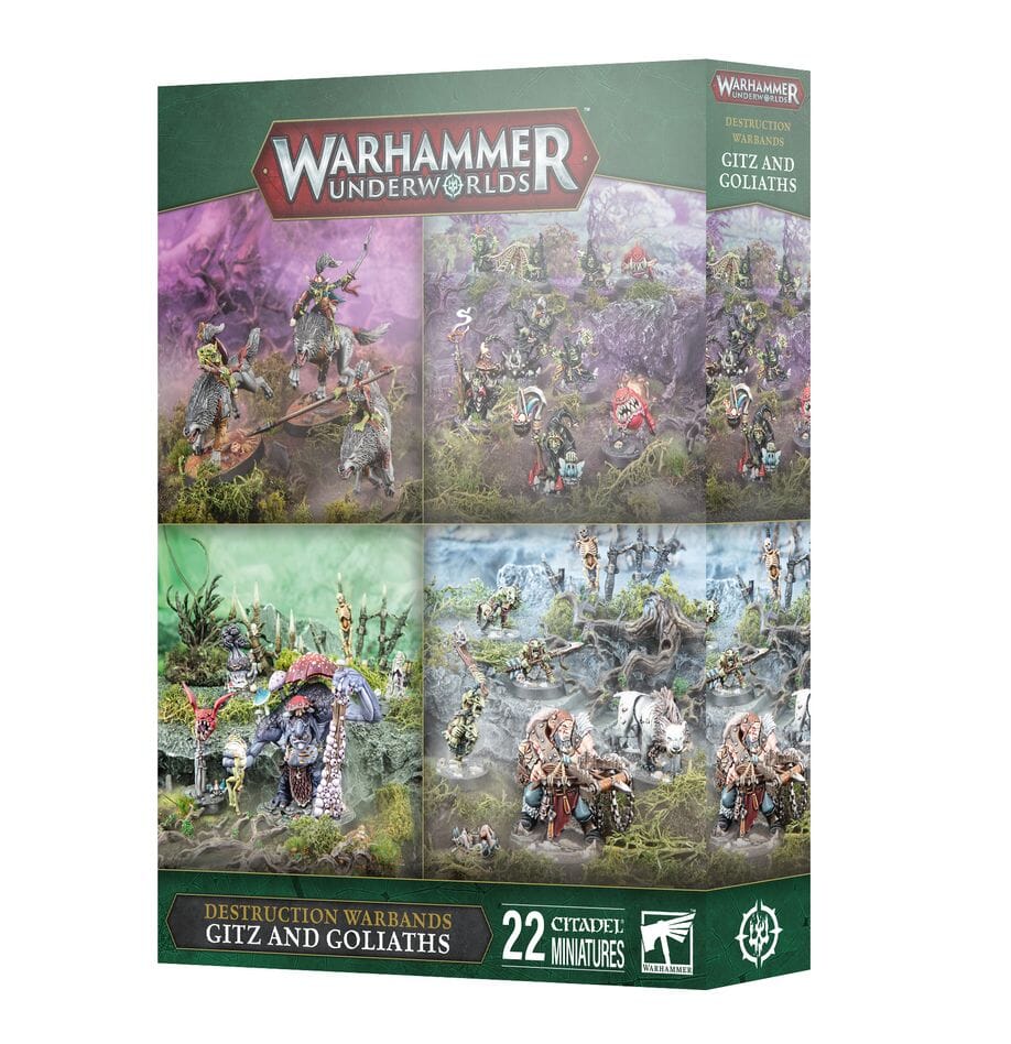 Warhammer Underworlds: Destruction Warbands: Gitz and Goliaths Miniatures Games Workshop 