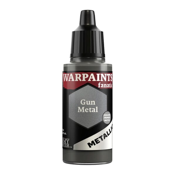 Warpaints Fanatic Metallic: Gun Metal Paint The Army Painter