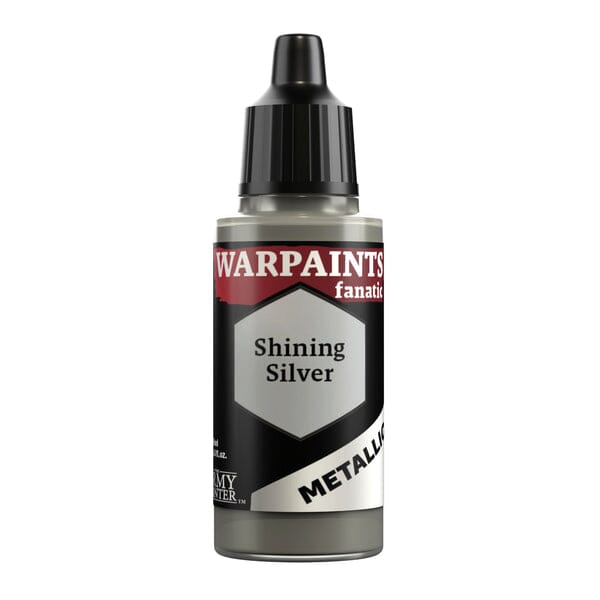 Warpaints Fanatic Metallic: Shining Silver Paint The Army Painter
