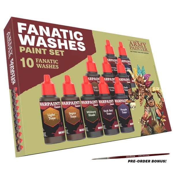 Warpaints Fanatic: Washes Paint Set Paint The Army Painter