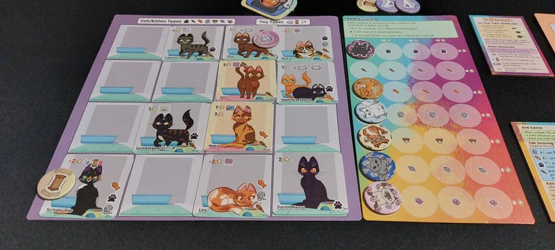 Way Too Many Cats! Board Games Weird Giraffe Games