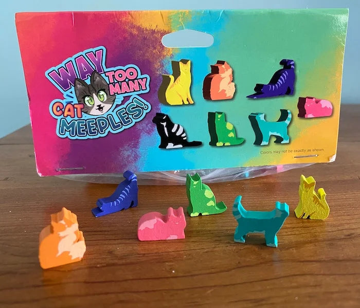 Way Too Many Cats!: Meeples Board Games Weird Giraffe Games