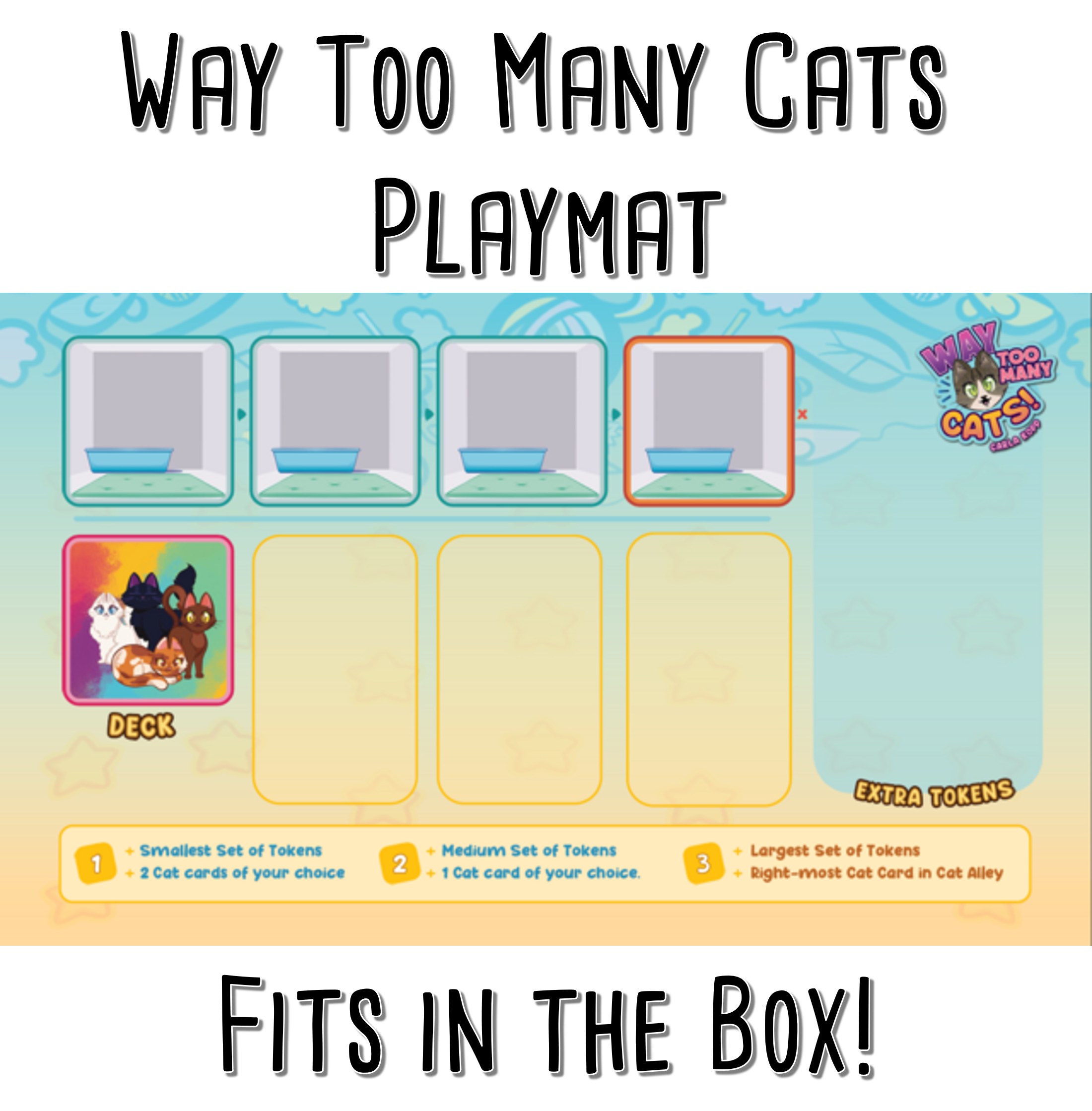 Way Too Many Cats!: Playmat Board Games Weird Giraffe Games