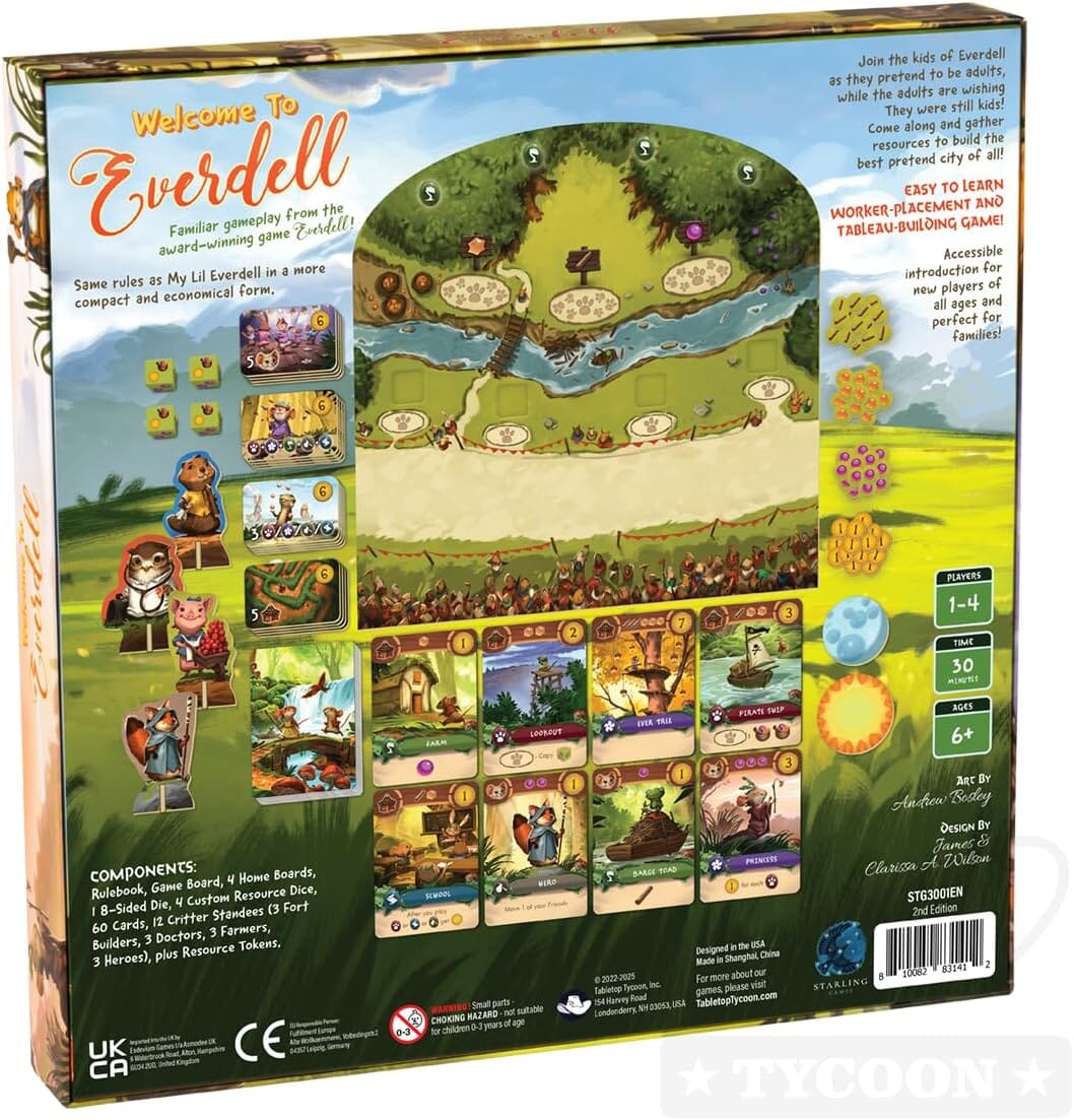 WELCOME TO EVERDELL Board Games Starling Games 