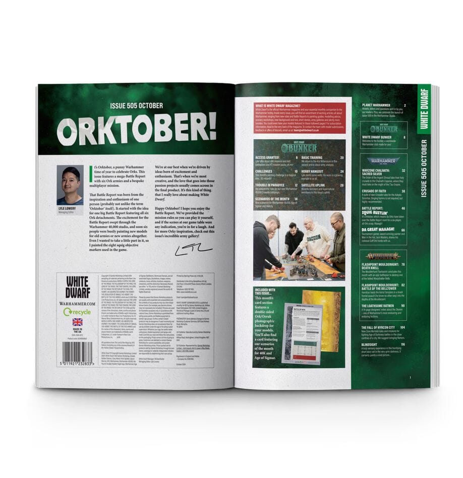 White Dwarf 505 Magazine Games Workshop