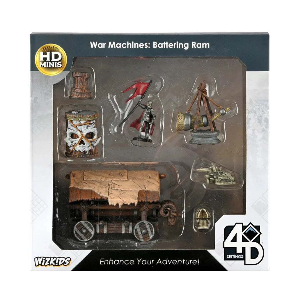 WizKids 4D Settings: War Machines: Battering Ram Miniatures Wizkids