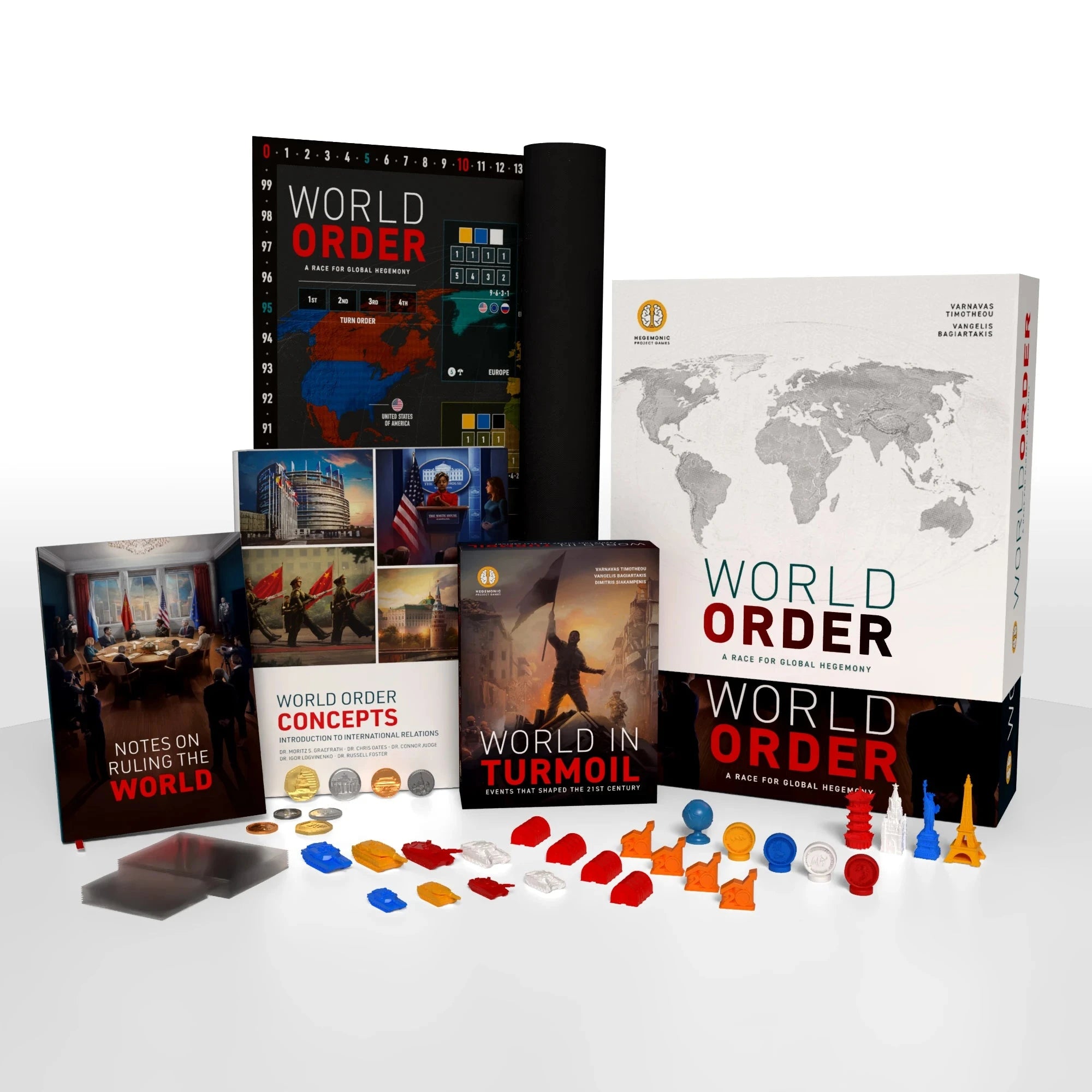 World Order: Global Hegemon (All-In Pledge) KS Board Games Hegemonic Project Games 