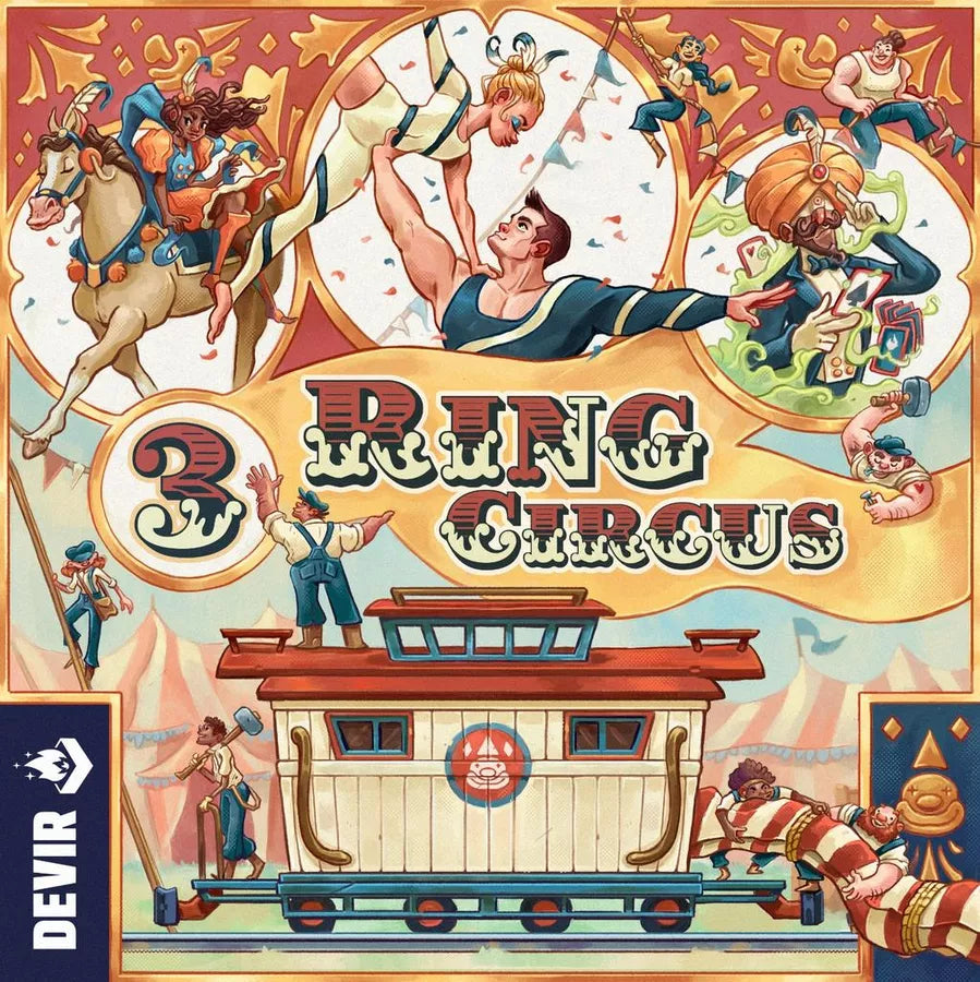 3 Ring Circus Board Games Devir 