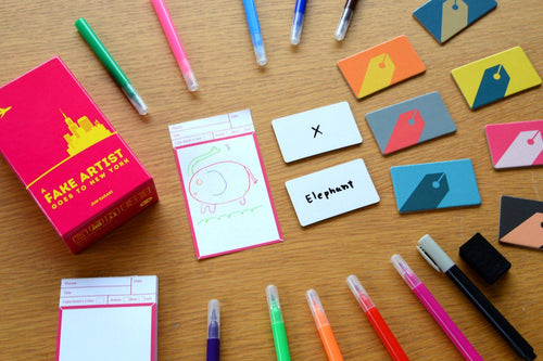 A Fake Artist Goes to New York Board Game Oink