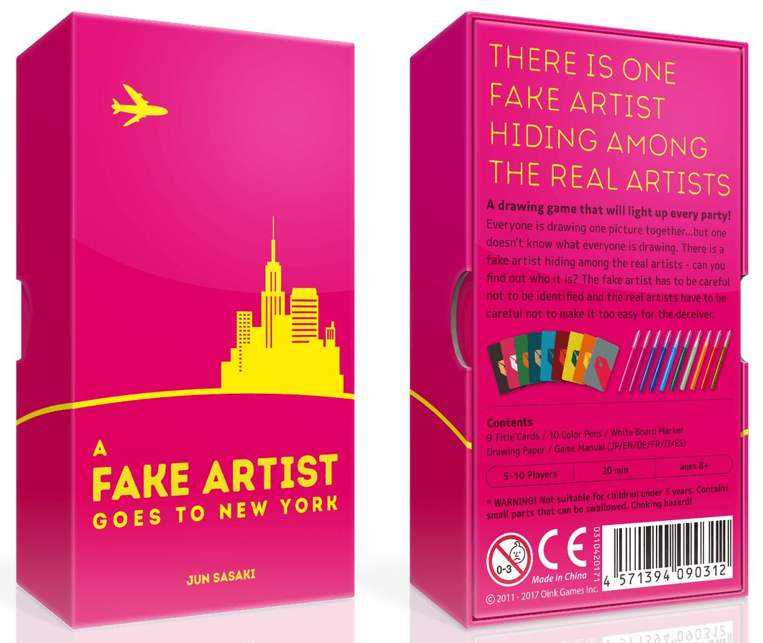 A Fake Artist Goes to New York Board Game Oink 
