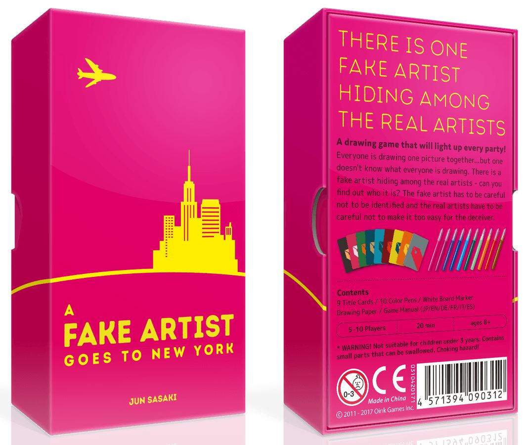 A Fake Artist Goes to New York Board Game Oink