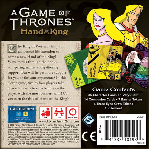 A Game of Thrones: Hand of the King Board Games FFG