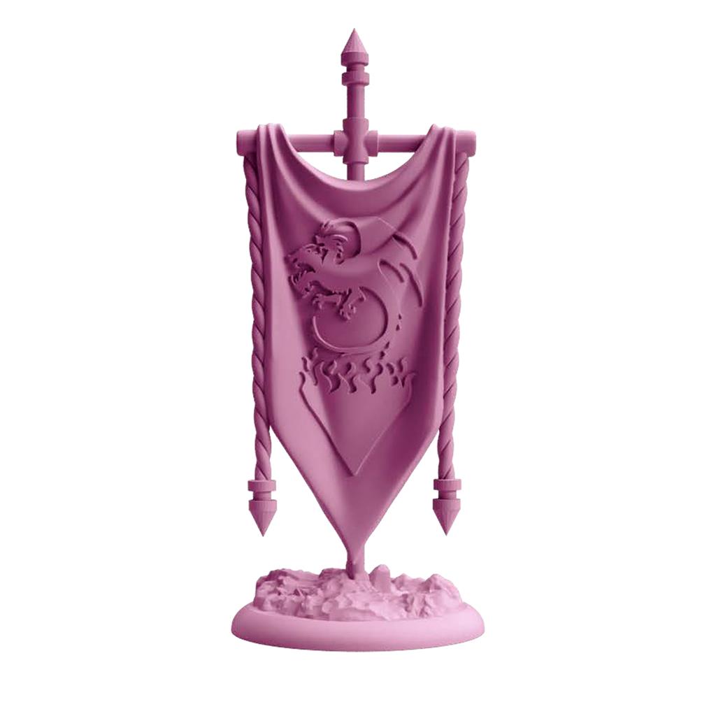 A Song of Ice & Fire: Deluxe Activation Banners Miniatures CMON Targaryen