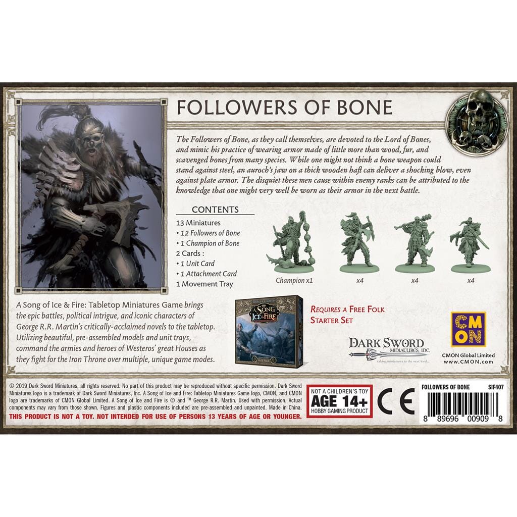 A Song of Ice & Fire: Free Folk Followers of Bone Miniatures CoolMiniOrNot