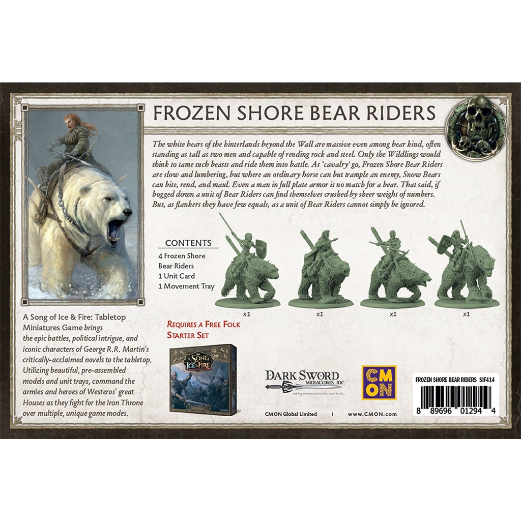 A Song of Ice & Fire: Frozen Shore Bear Riders Miniatures CoolMiniOrNot 