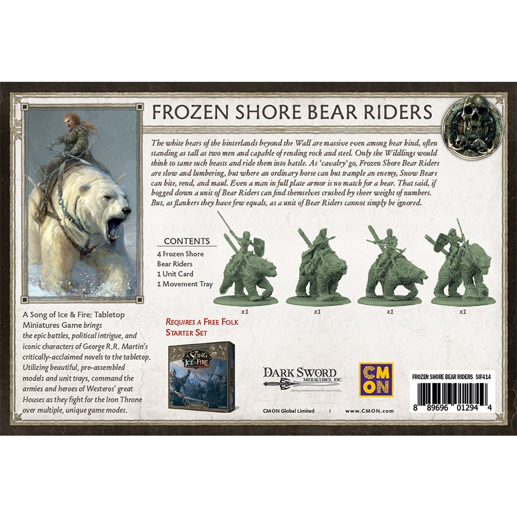A Song of Ice & Fire: Frozen Shore Bear Riders Miniatures CoolMiniOrNot