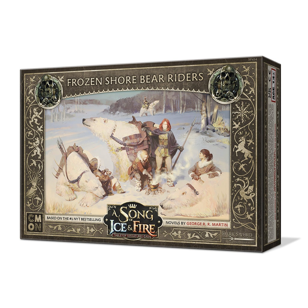 A Song of Ice & Fire: Frozen Shore Bear Riders Miniatures CoolMiniOrNot