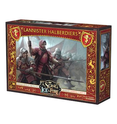 A Song of Ice & Fire: Lannister Halberdiers Unit Box Miniatures CoolMiniOrNot 